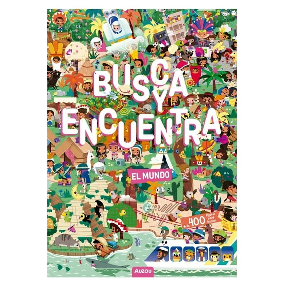 Libro Busca Y Encuentra El Mundo Pasta Dura, Autor Benjamin Becue, Editorial Auzou