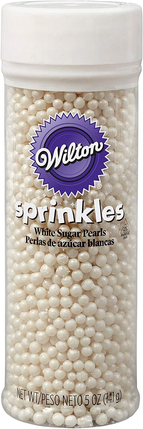 Wilton Dragees Pearls Sugar White 4 mm 141 g #2201-1534