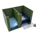 thumbnail image 1 of Dispensador CardCare Lite con la parte superior con forma de centavo, color oliva, 1 of 5