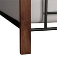 thumbnail image 3 of River Street Designs Raymond Textured Black Metal with Dark Weathered Wood Poster Twin Bed, 3 of 11