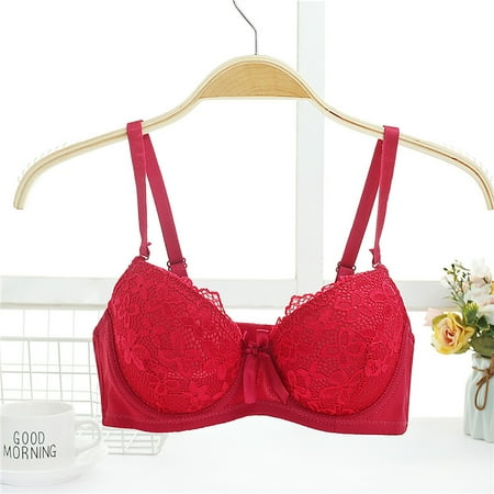 Lace Bralette for Women Plus Size Women s Sexy Lace Bra Plus Size Embroidered Flora Bra See Through Bra Women s Balconette Lace Bra Plus Size Sexy Underwire Bras Women Full Coverage Underwire Bra