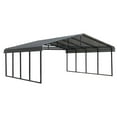 thumbnail image 1 of Arrow Carport 20x20 - Charcoal, 1 of 9