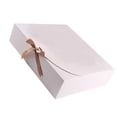thumbnail image 3 of 5pcs Gift Boxes Birthday Paper Favor Cases Party Anniversary Gift Packing Boxes with Ribbon, White, Large, 3 of 8