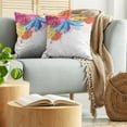 thumbnail image 5 of Ambesonne Colorful Throw Pillow Cover 2 Pack, Vibrant Flowers Bloom, 24", Multicolor, 5 of 5