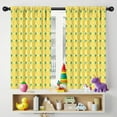thumbnail image 5 of Blackout Kids Curtains,Yellow Lemon Slices Green Pattern Childrens Insulated Curtains Set Of 2,Bedroom Essentials,Toddler Room Decor 42"x54", 5 of 5