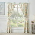 thumbnail image 2 of Greenland Home Fashions Chloe Modern Floral Curtain Panels, Set of 2, 42 W x 84 L (x2), with Tiebacks, 2 of 7