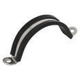thumbnail image 4 of 45mm EPDM Rubber Lined U Shaped Saddle Clamp Tube Pipe Clips 5 Pcs, 4 of 5