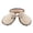 Beige, variant on Womens Leopard Print Visor Sun Hat Large Brim Straw Cap Summer Beach Hat