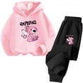 thumbnail image 3 of Sudadera con capucha de Stitch para niñas, sudadera de otoño de manga larga, jerséis Harajuku, serie Disney, Stich, camisetas casuales con capucha, mono de camión para niños, 3 of 5