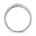 thumbnail image 2 of Sterling Silver CZ Heart Ring, 2 of 5