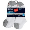 thumbnail image 2 of Hanes Men's X-Temp Active Cool Lightweight Super Low No Show Socks, 12-Pack, Size 6-12, 2 of 6