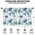 thumbnail image 2 of Blackout Kids Curtains,Pioneer Flower Floral Print Pattern Childrens Insulated Curtains Set Of 2,Bedroom Essentials,Toddler Room Decor 52"x63", 2 of 5