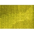 thumbnail image 1 of Ahgly Company Machine Washable Indoor Rectangle Abstract Yellow Contemporary Area Rugs, 7' x 10', 1 of 4