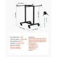thumbnail image 5 of KFFKFF Collapsible Chair Stand, Supports up to 200 LBS, T-design Cart for 14 Chairs, Robust Metal Chair Transport Dolly with Rubberized Wheels, Versatile Chair Storage for Social Gatherings, Hotels, 5 of 9