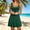 Green, variant on Womens Summer Dresses Solid Flowy Sleeveless Midi Elegant Wrap Strapped Swing Corset Adjustable Straps Square Neck Beach with Drawstring Light Blue Sundresses 2XL