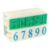 1 Set Detachable Plastic Digits number stamps 0-9 Combination Number Stamp