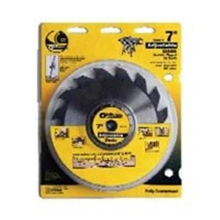 Oldham 7005012 7 In Adjustable Dado Blade