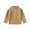 Beige, variant on Toddler Boys Turtleneck Sweatshirts Cute Long Sleeve Flannel Soft Fall Tshirt Kids Solid Base Layer High Collar Tops