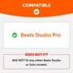 thumbnail image 2 of Fundas protectoras de silicona para auriculares Beats Studio Pro, 2 of 8