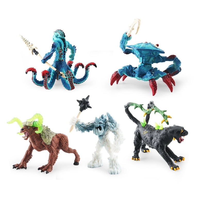 Kripyery Monsters Figurine Various Water Crab Octopus Ice Demon