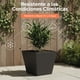 thumbnail image 4 of Maceta Cuadrada Elly Decor Clavel con Drenaje Color Negro 30 x 30 cm, 4 of 6