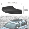thumbnail image 5 of For Skoda Yeti Suv Front Rear Roof Rack Rail End Bar Cover Cap Shell Protection Black-In stock, 5 of 5