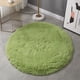 thumbnail image 3 of Granjero Gordo Alfombrilla de baño antideslizante de felpa mullida, accesorio de baño decorativo de 31 x 31 pulgadas (verde), 3 of 5