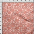 thumbnail image 4 of oneOone Cotton Cambric Dark Peach Fabric Damask Quilting Supplies Print Sewing Fabric By The Yard 56 Inch Wide, 4 of 4