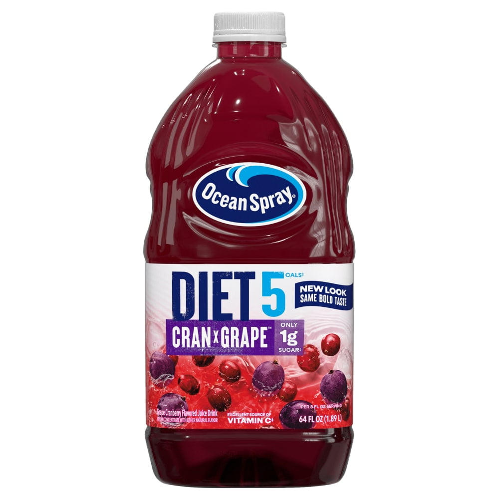 Ocean Spray Diet Cran-Grape Juice Drink 64 fl oz - 2 count