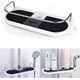 thumbnail image 5 of Estante de ducha telescópico ajustable de acero inoxidable, organizador de baño, soporte para jabón para champú y jabón, sin perforación para 19Mm-25Mm, 5 of 5