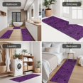 thumbnail image 5 of Halloween Purple Spider Web Pattern Kitchen Rugs Sets Of 3,Kitchen Runner Rugs Non Skid Washable,Decorative Kitchen Floor Mats for Kitchen,Sink,Laundry,17"x30"+ 17"x47" + 17"x59", 5 of 6