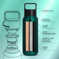 thumbnail image 5 of SINT Sports Water Bottle,Insulated,Leak Proof, Stainless Steel 20 Oz 600 ml, 5 of 9
