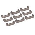 thumbnail image 1 of 20Pcs Arch Bridge Buckle,16.5x6x7mm Zinc Alloy Metal D Loop Connector Buckle Button Repairs Rivet Leather Decorative Rivet Set with Crossed Screw for Leather Projects, 1 of 7