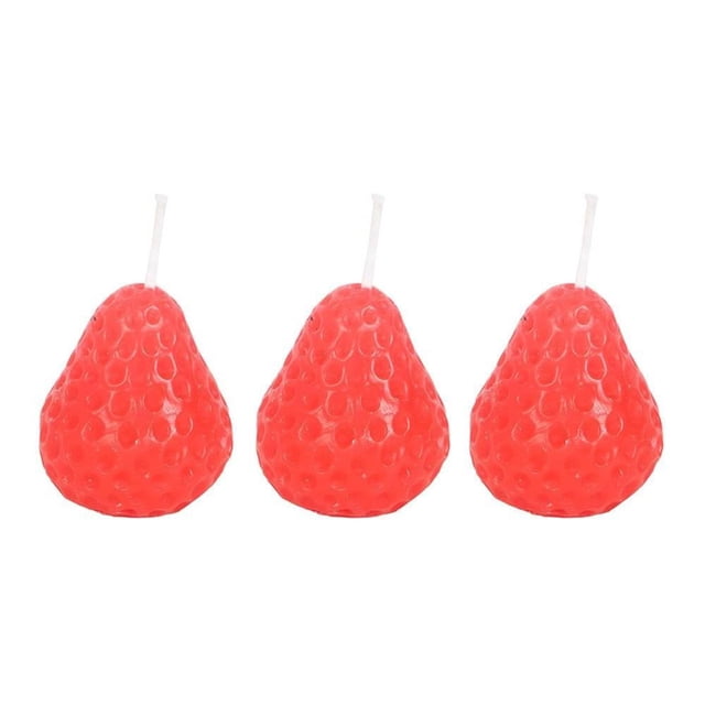 Something Different Bougies à la Fraise (Lot de 3)