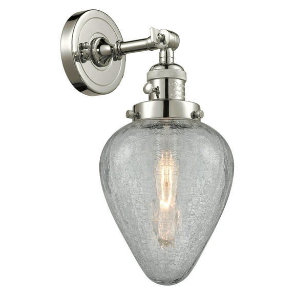 Innovations Lighting 203Sw Geneseo Geneseo 1 Light 14" Tall Bathroom Sconce - Nickel