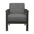 thumbnail image 2 of Lexicon Chaise d'Appoint Rembourrée en Gris, 2 of 6