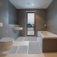 thumbnail image 1 of Fwttom Foam Bath Mat 6 Set Whole Room Bathroom Rugs for 6 PCS Toilet Mats Universal Soft Comfortable Water Absorption Non Slip Thick Machine Washable Easy Dry, 1 of 8
