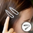 thumbnail image 1 of OULII 4Pack Little Girl Hair Barrettes Metal Multi NonSlip Secure Hold For Girls Parties, 1 of 8