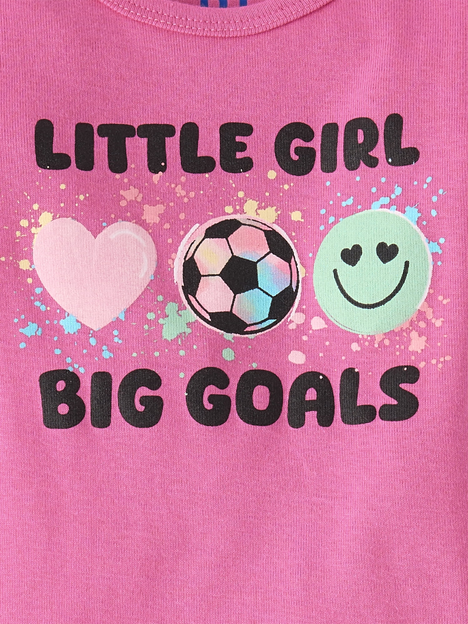The Children's Place Baby & Toddler Girls Short Sleeve Soccer Goals PJs, Sizes NB-6T