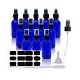 thumbnail image 1 of 12 Pack of 2oz Dark Glass Spray Bottle - Small Glass Spray Bottles for Cleaning Solutions of All Kinds - Cobalt Spray Bottle Has UV Protection - Glass Spray Bottles for Essential Oils…, 1 of 1