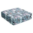 thumbnail image 2 of Seat for Dining Table Chair Heightening Cushion with Straps for Grey, 2 of 8