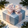 thumbnail image 3 of WWG Cloth Ribbon, Flexible Pliable Holiday Ribbon, Sturdy Long Lasting, Effortless to Cut, Decorative for Gift Boxes, Wreaths, Fences, Christmas, Home, Party, Gift Packaging, Includes 1 Roll, 3 of 6