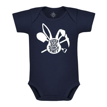 

Creative Knitwear Easter Baby Bodysuit - Easter Egg Search Party - Navy - 12 Months