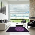 thumbnail image 6 of Ahgly Company Indoor Rectangle Patterned Deep Purple Area Rugs, 4' x 6', 6 of 6