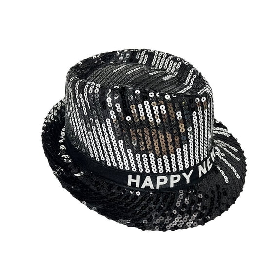 New Year's Eve Celebration Hats, Assorted Funny Party Hats for Adults & Kids, Perfect for Photos and Festivities. Gray 1PC