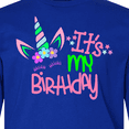 thumbnail image 4 of Inktastic It's My Birthday Unicorn Long Sleeve Youth T-Shirt, 4 of 5