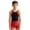 A Red, variant on Boys Sleeveless Gymnastics Leotard with Shorts Set Dance Gym Workout Jumpsuit 6-16 Purple&Black 8