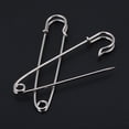 thumbnail image 1 of Filfeel 50pcs Iron Safety Pins for Jewelry Making DIY Clothes Accessories Craft Pin 75mm , Craft Safety Pin, 1 of 7