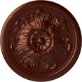 thumbnail image 1 of Ekena Millwork Legacy Acanthus Ceiling Medallion, Antique Copper, 1 of 4