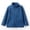 Blue, variant on Zecgelong Children's Fleece Jacket Solid Color Stand Up Collar Zipper Shirt For Autumn And Winter Children's School Warm